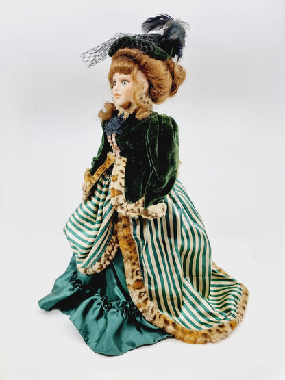 Poupée victorienne en porcelaine - Lady Eugenie