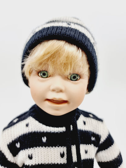 Couple de poupées en porcelaine – Hedda & Björn – montagnards scandinaves