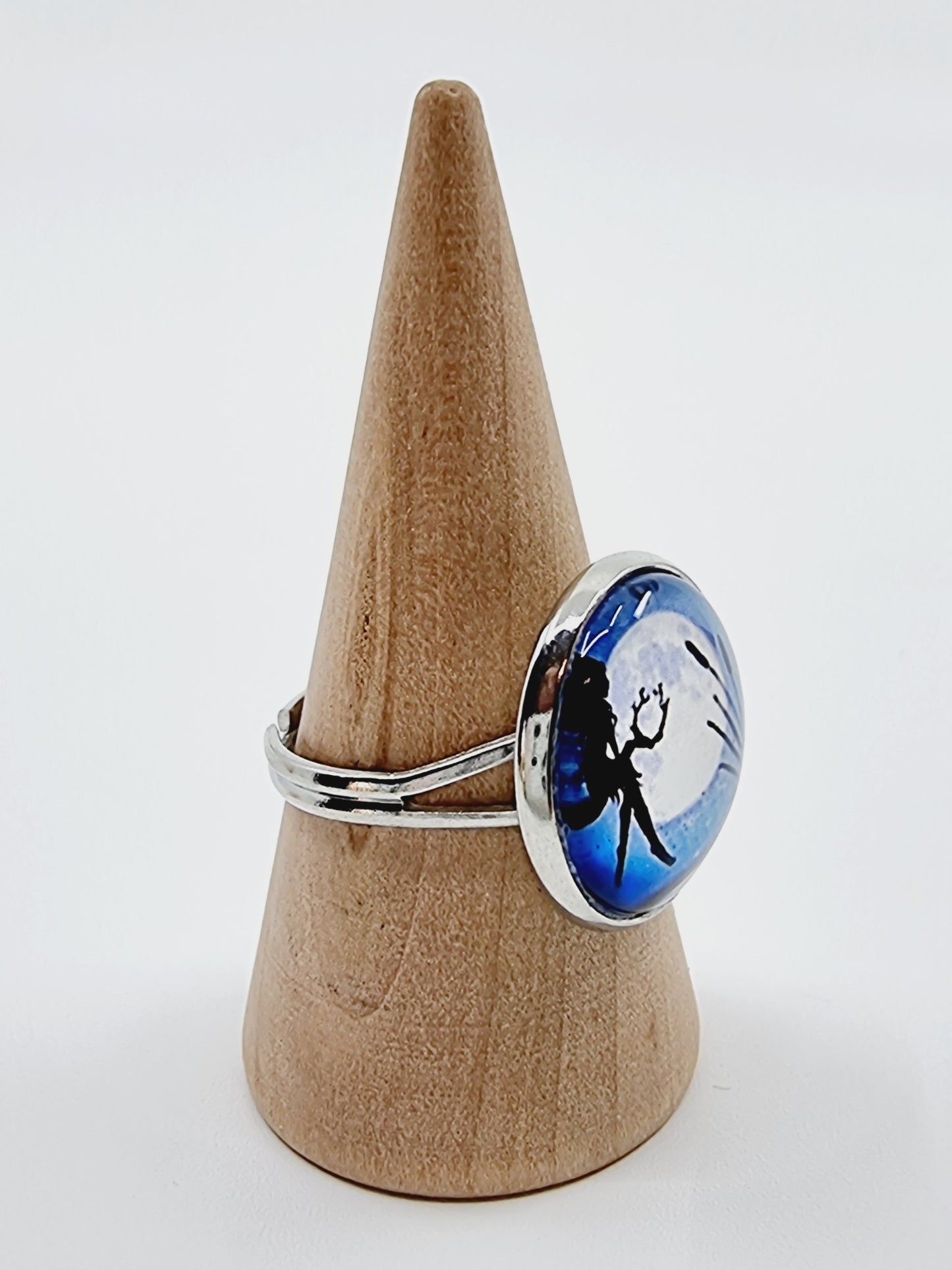 Bague cabochon - La Fée de la Lune (SIZE : 14)