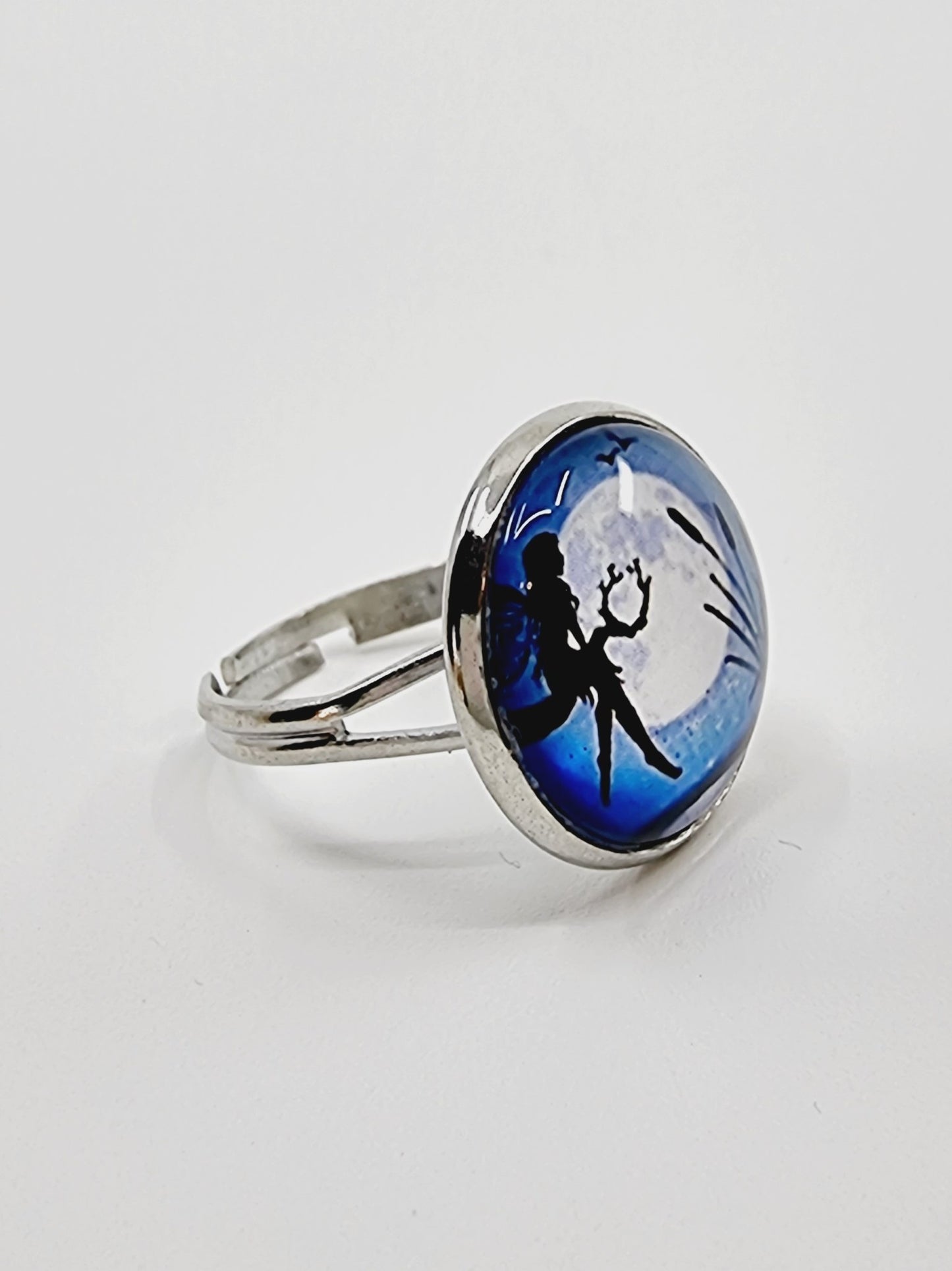 Bague cabochon - La Fée de la Lune (SIZE : 14)