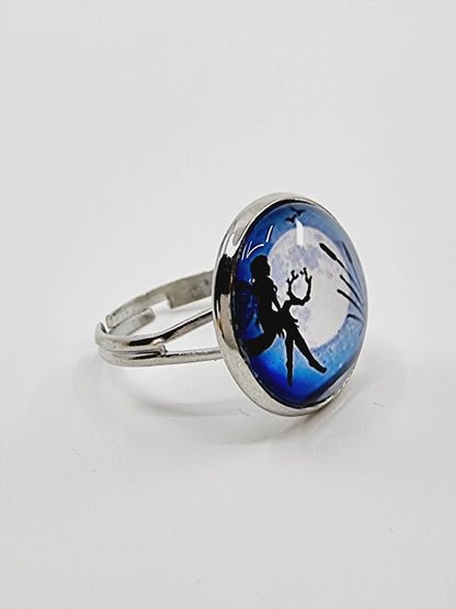 Bague cabochon - La Fée de la Lune (SIZE : 14)