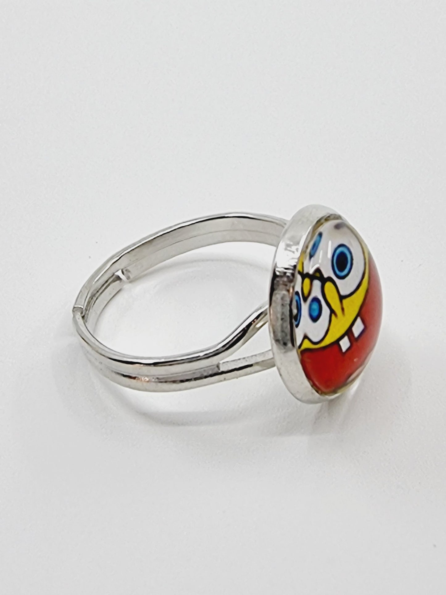 Bague cabochon - Bob l'éponge (SIZE : 13)
