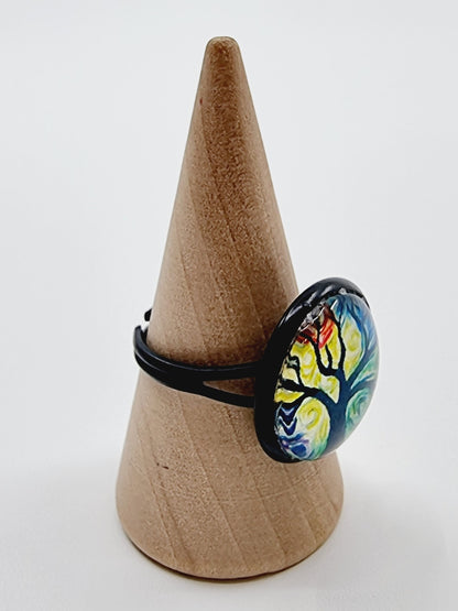 Bague cabochon - Arbre de vie (SIZE : 14)