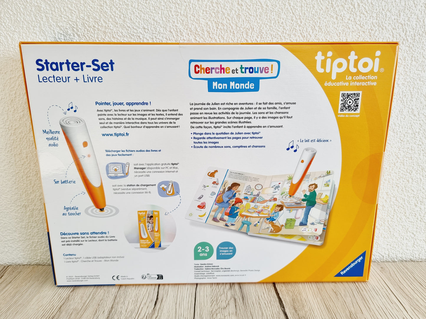 Starter-Set tiptoi - Lecteur + Livre "Cherche et Trouve : Mon Monde"