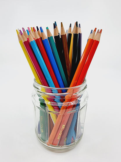 Boîte de crayons de couleur Bellcolor (40 pièces)