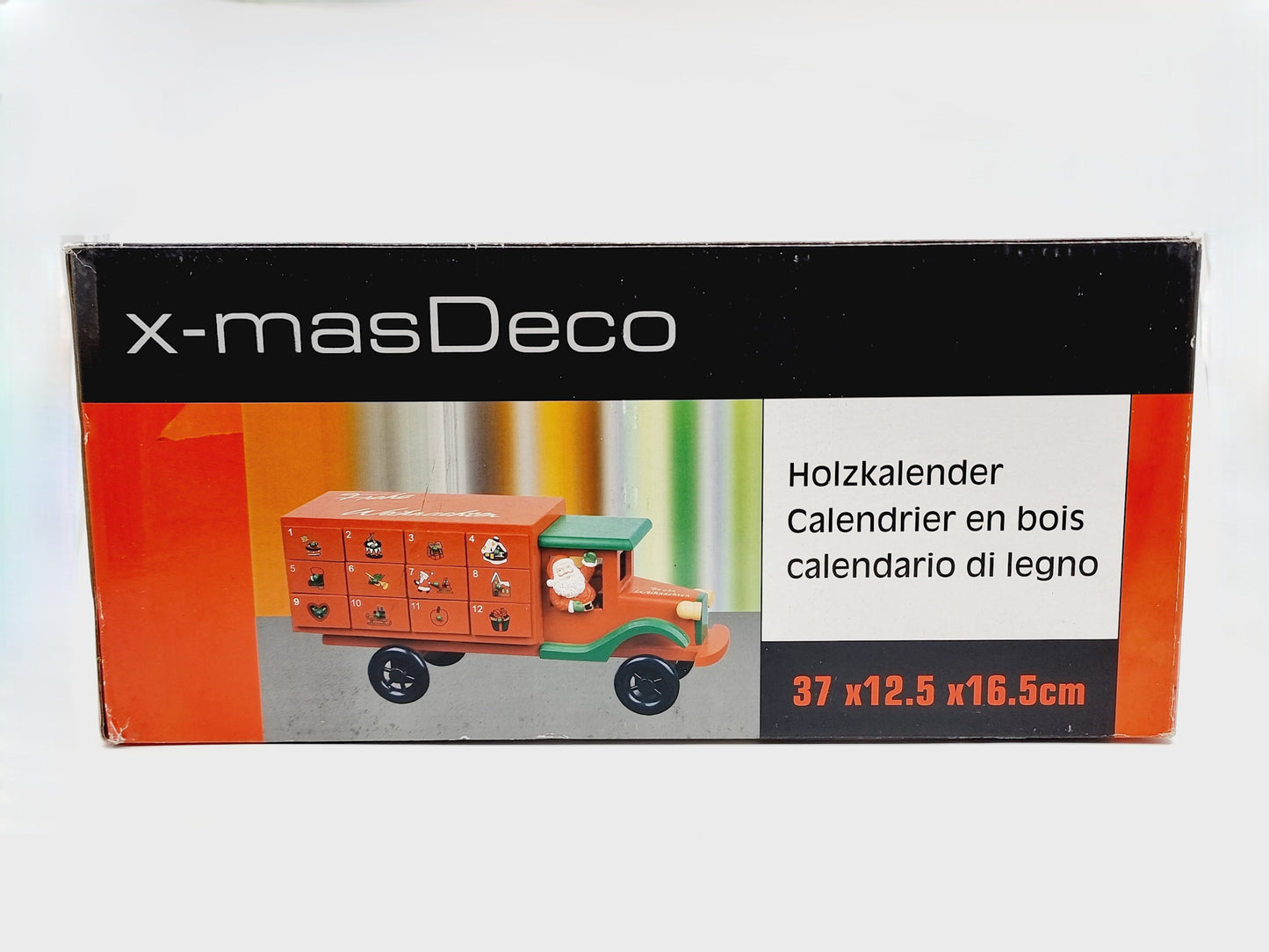 Calendrier de l’Avent en Bois – Camion du Père Noël