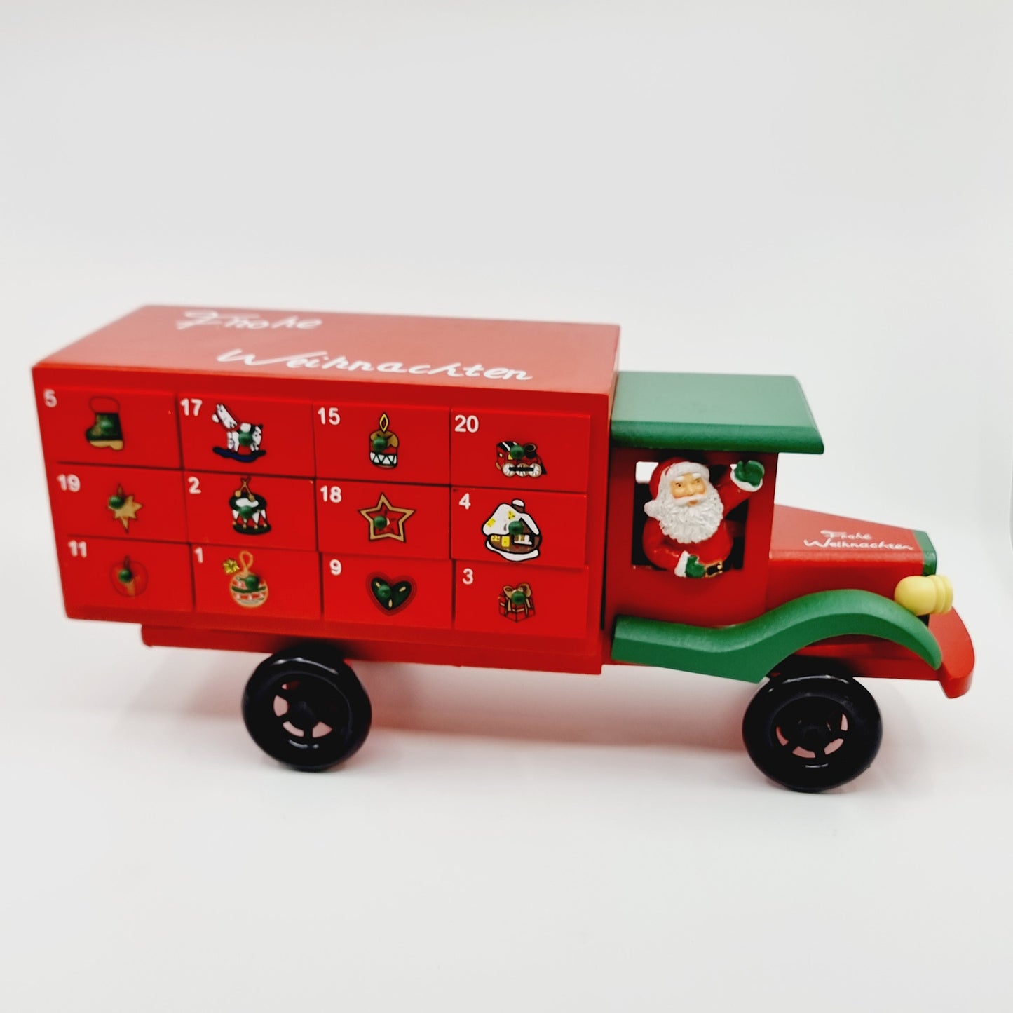 Calendrier de l’Avent en Bois – Camion du Père Noël