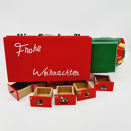 Calendrier de l’Avent en Bois – Camion du Père Noël