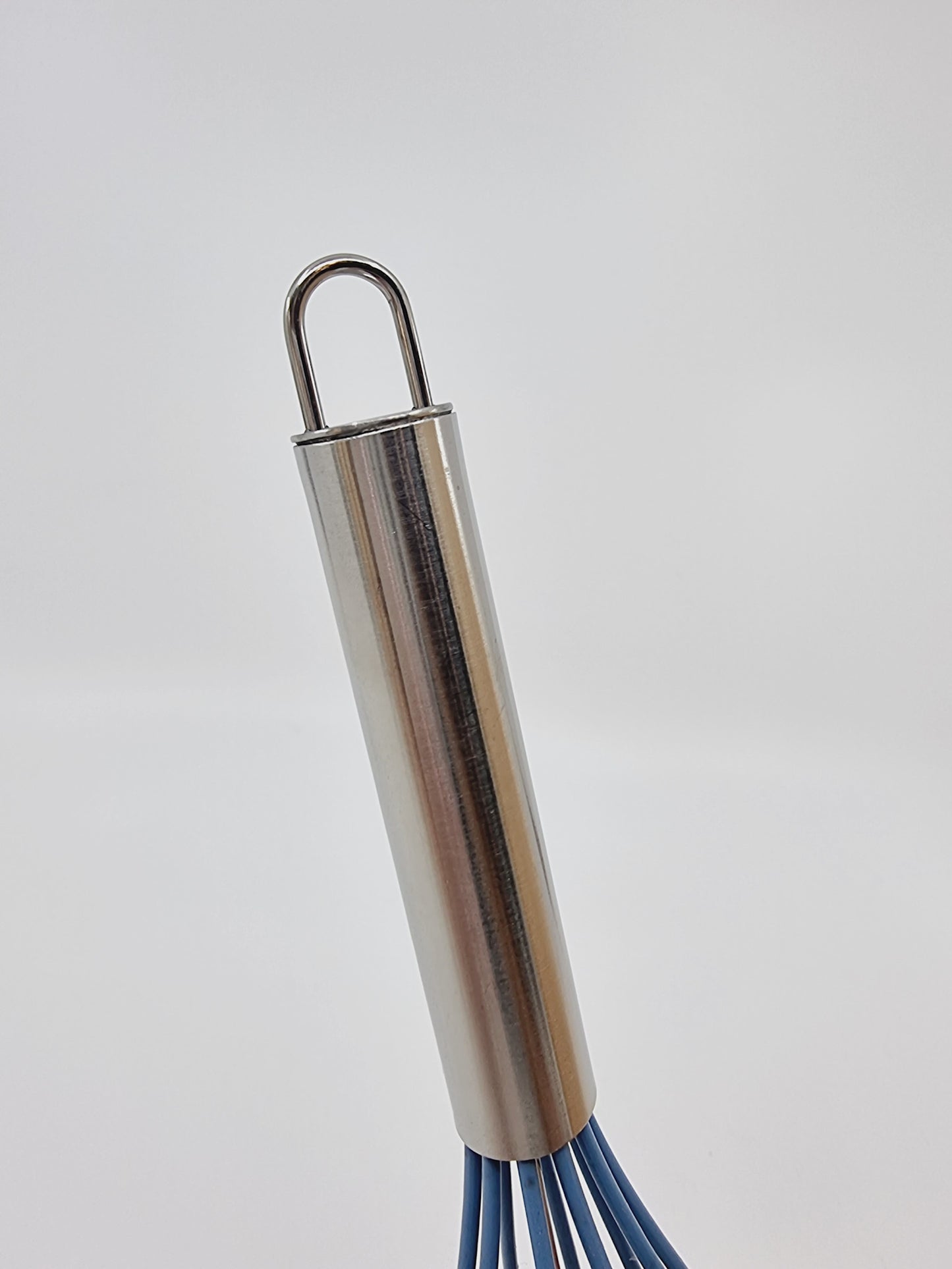 Fouet en acier inox - bleu