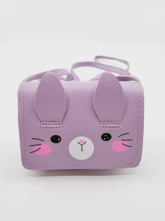 Petit sac bandoulière lapin - violet