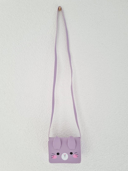 Petit sac bandoulière lapin - violet