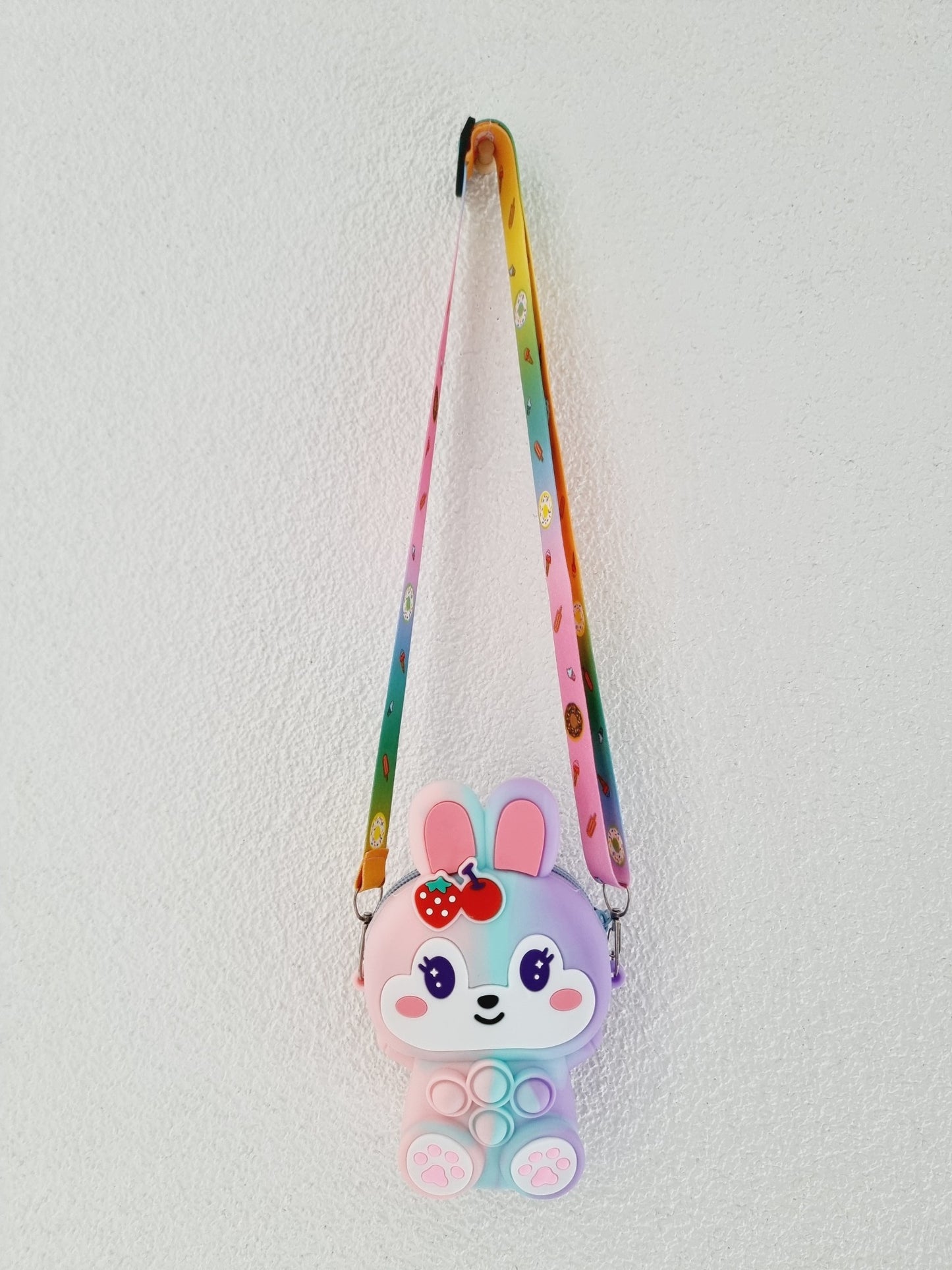 Sac lapin Pop It - polychrome
