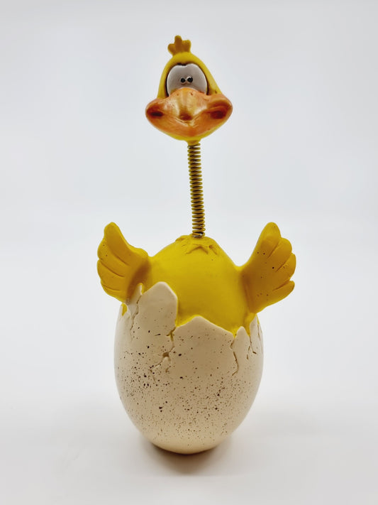 Poussin dans sa coquille