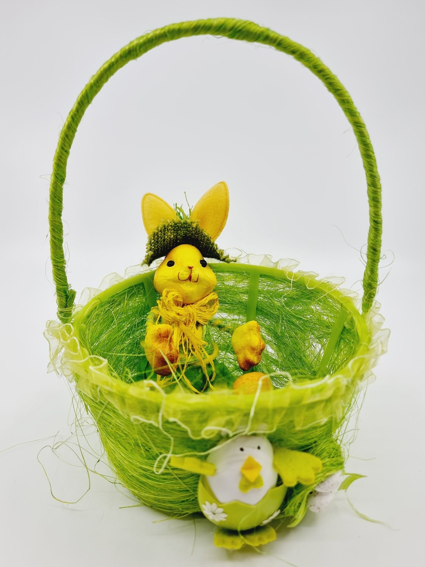 Panier de Pâques avec lapin