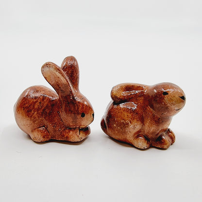 Lot de 8 figurines lapins