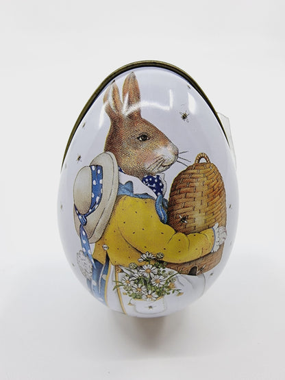 Boîte à bonbons oeuf en métal (à la pièce)