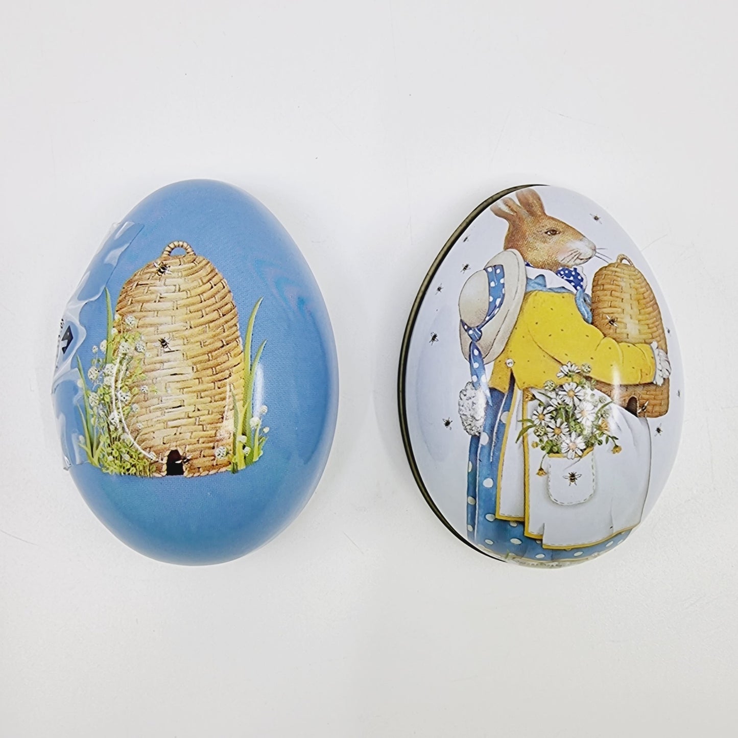 Boîte à bonbons oeuf en métal (à la pièce)