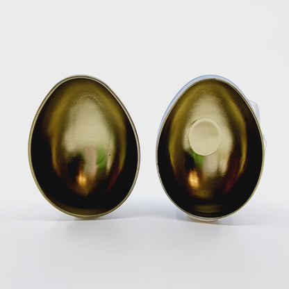 Boîte à bonbons oeuf en métal (à la pièce)