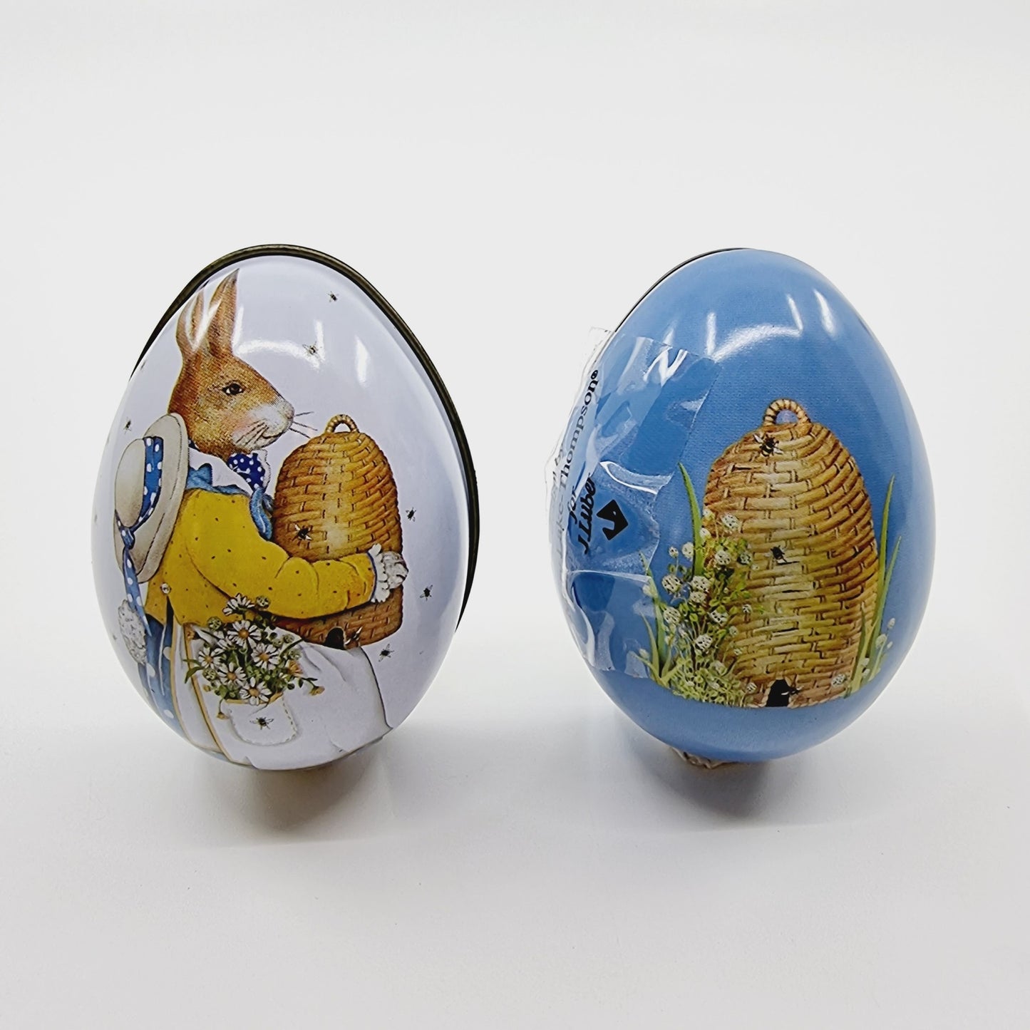 Boîte à bonbons oeuf en métal (à la pièce)