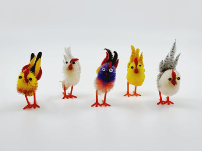 Coffret de 5 coqs rigolos