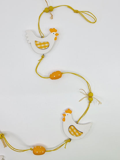 Guirlande de Pâques - Poules (2 pièces)