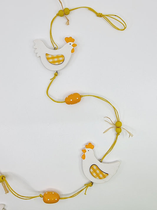 Guirlande de Pâques - Poules (2 pièces)