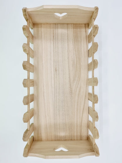 Clôture décorative en bois (34 x 17 cm)