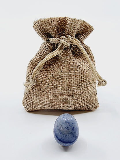 Oeuf en pierre naturelle - Sodalite