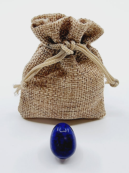 Oeuf en pierre naturelle - Lapis-lazuli