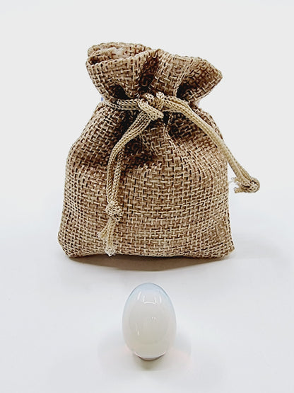 Oeuf en pierre naturelle - Opale