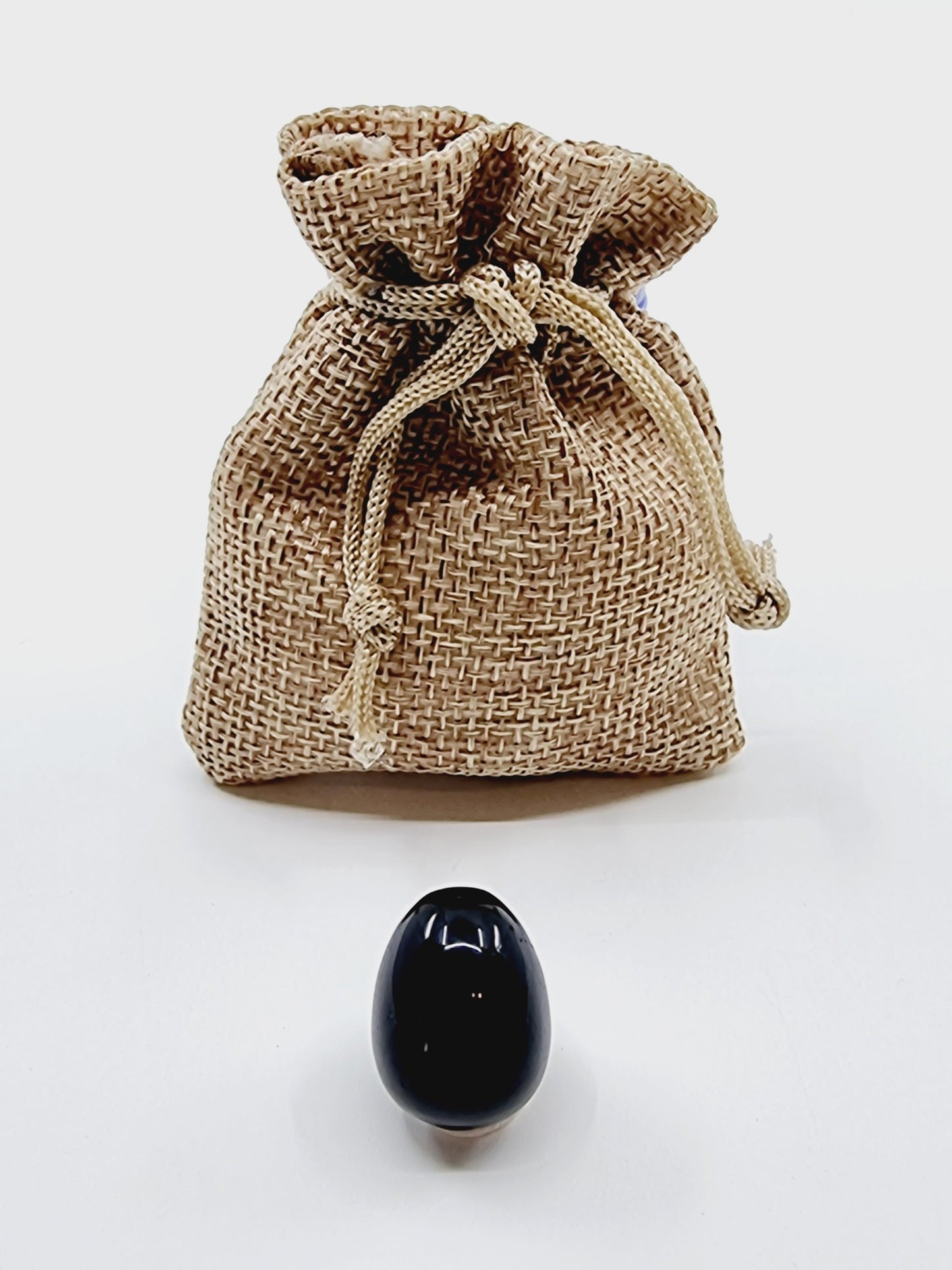 Oeuf en pierre naturelle - Obsidienne