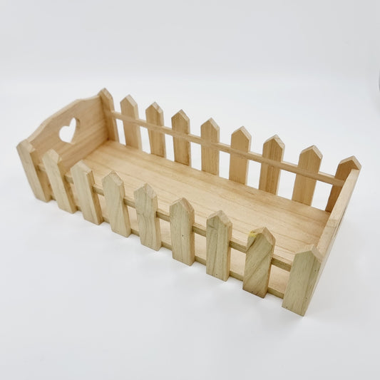 Clôture décorative en bois (30 x 13 cm)