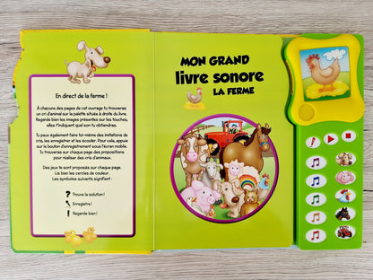 Livre sonore - La ferme