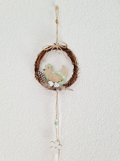 Guirlande de Pâques - Poule et ses oeufs