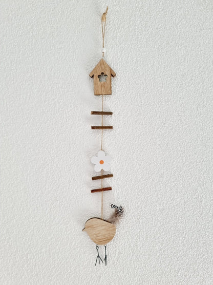 Guirlande - Oiseau et son nichoir