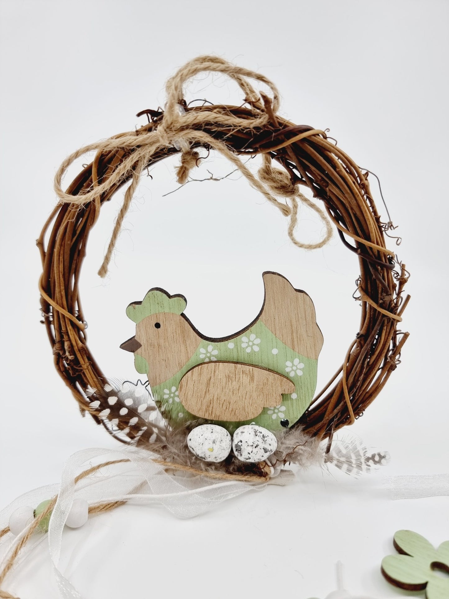 Guirlande de Pâques - Poule et ses oeufs