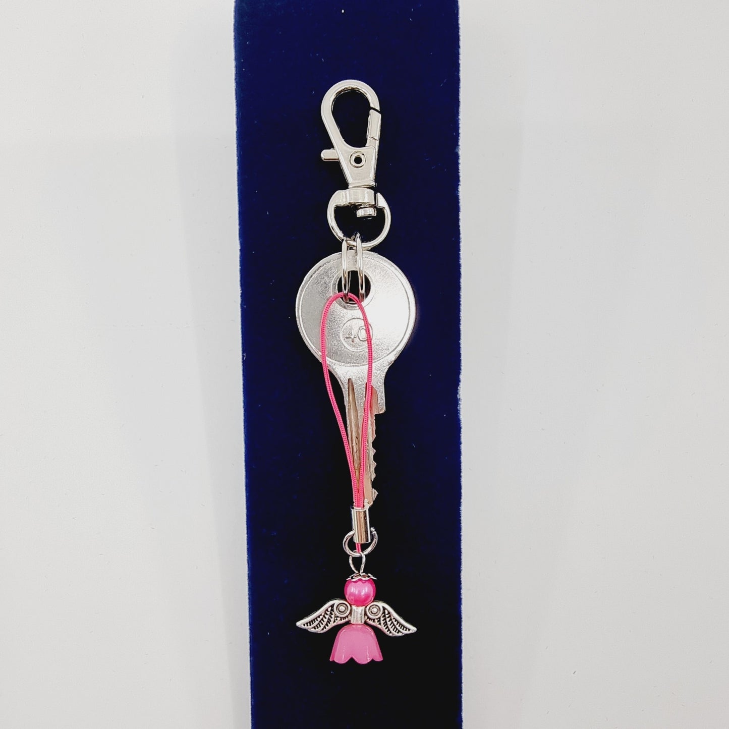 Ange porte-bonheur - Tulipe rose