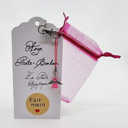 Ange porte-bonheur - Tulipe rose