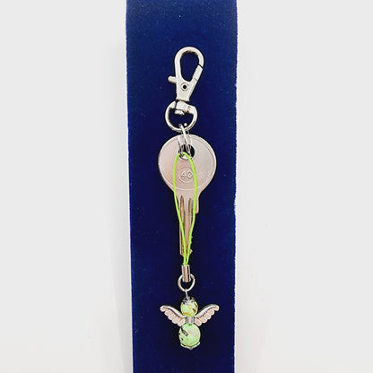 Ange porte-bonheur - Jaspe impérial vert