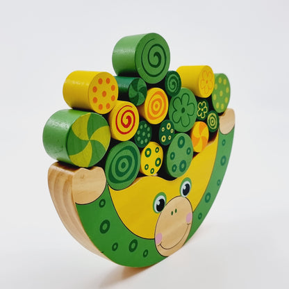 Jeu d'équilibre en bois - Grenouille