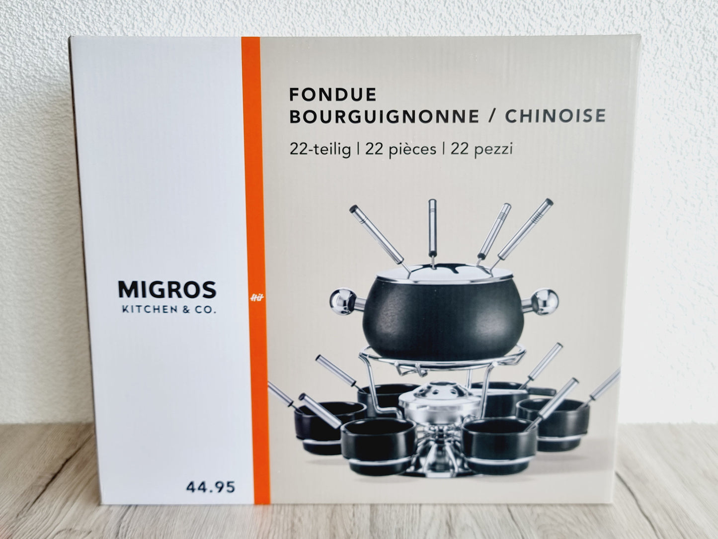 Set à fondue bourguignonne / chinoise (22 pièces)