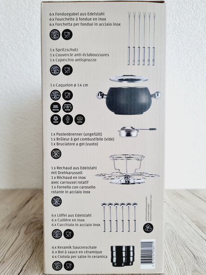 Set à fondue bourguignonne / chinoise (22 pièces)