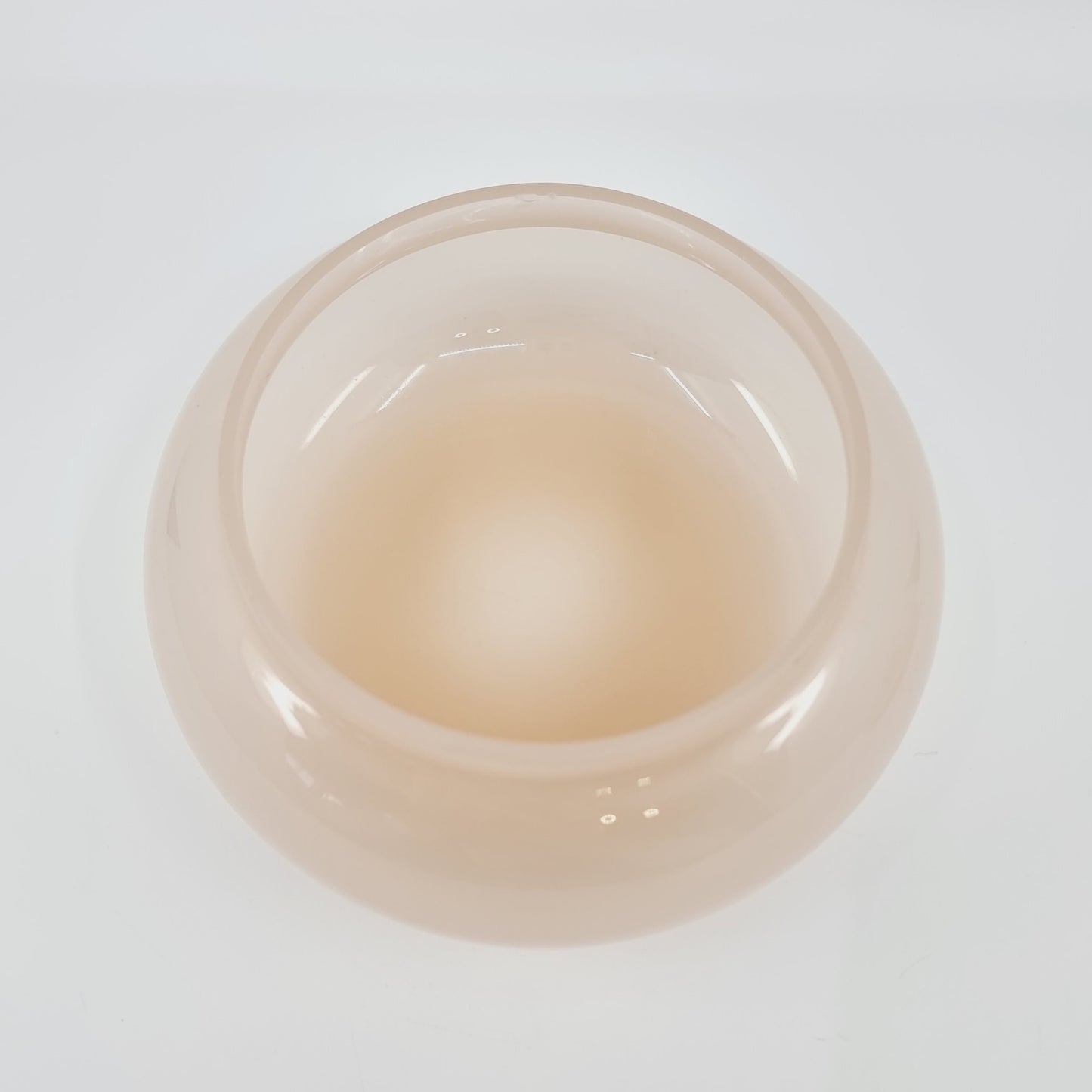 Bonbonnière en véritable Opaline de Murano