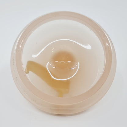 Bonbonnière en véritable Opaline de Murano