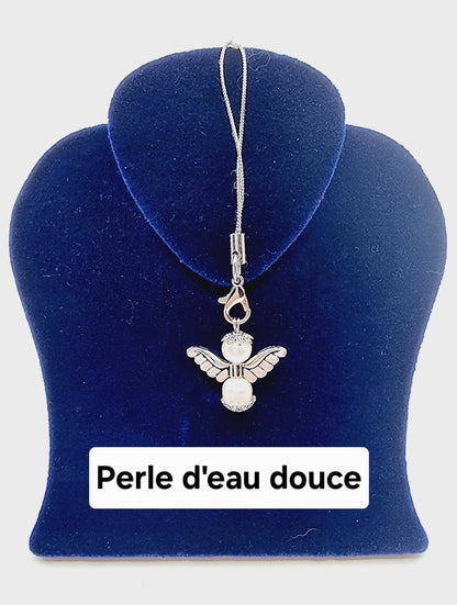 Ange porte-bonheur - Perle d'eau douce