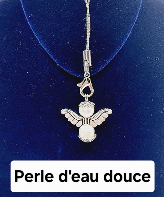Ange porte-bonheur - Perle d'eau douce