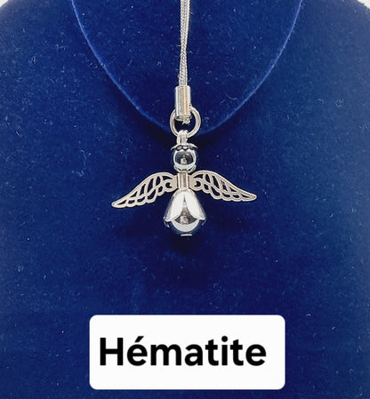 Ange porte-bonheur - Hématite