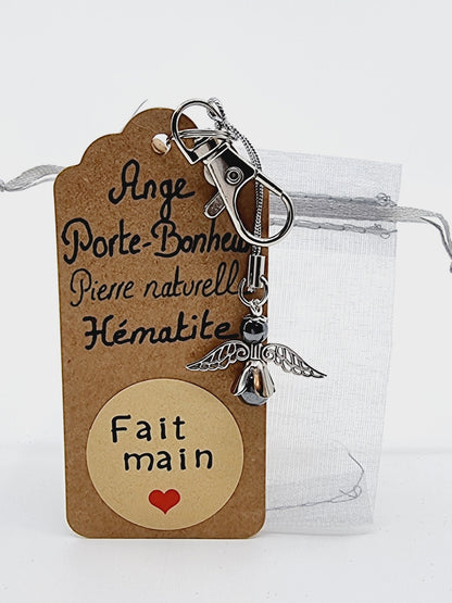 Ange porte-bonheur - Hématite