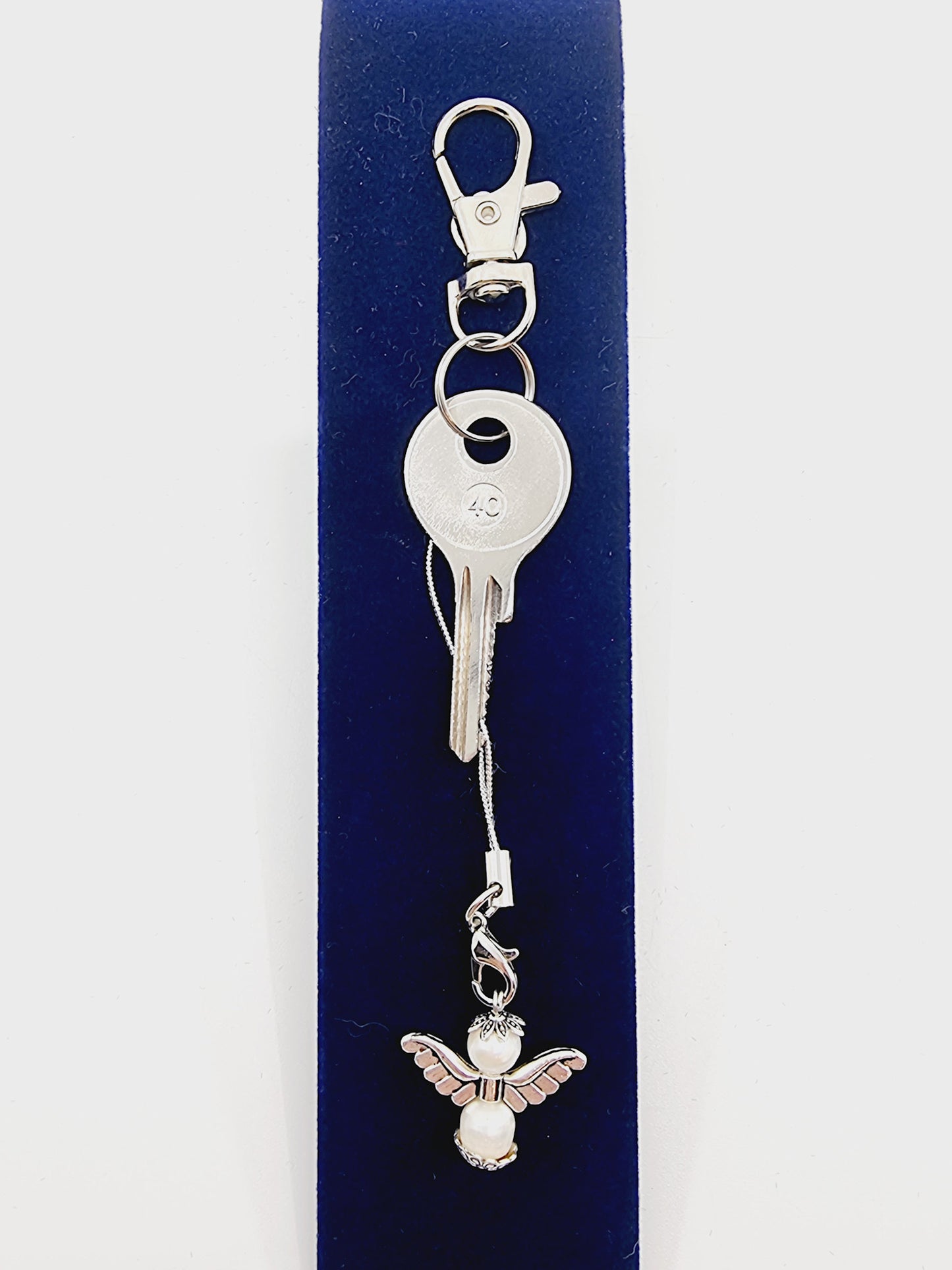 Ange porte-bonheur - Perle d'eau douce