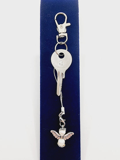 Ange porte-bonheur - Perle d'eau douce